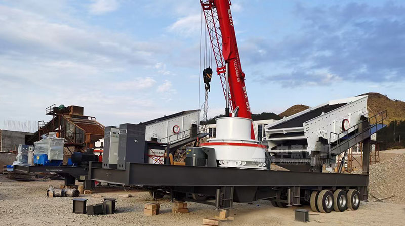 Передвижная пескостроительная машина