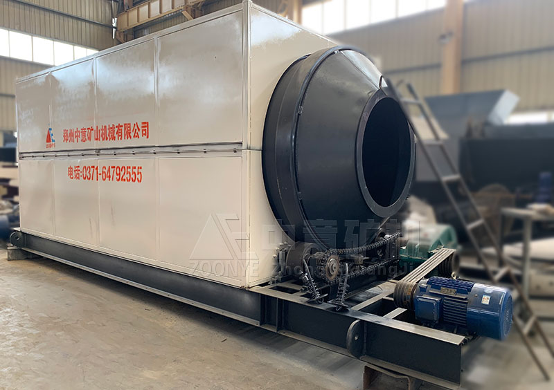 внутренняя конструкция центробежного барабанного сита