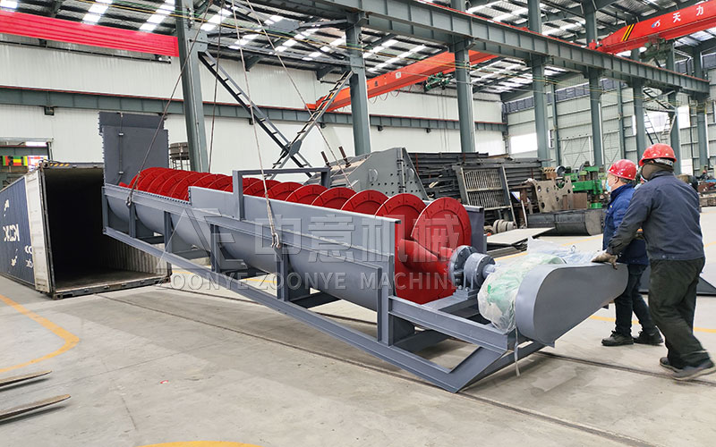 Спиральная пескоструйная машина